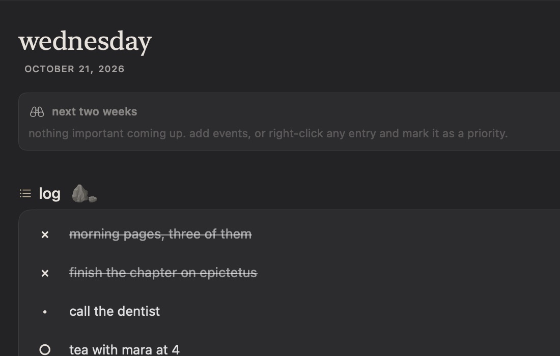 tabula on mac in the basalt theme, zoomed in