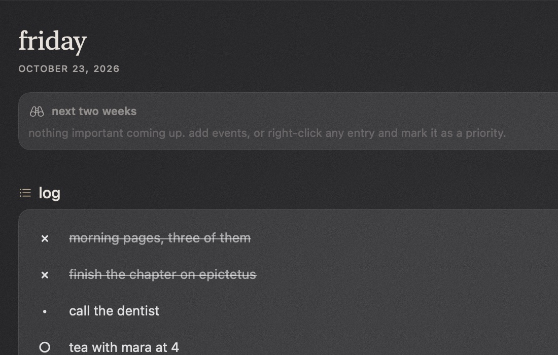 tabula on mac in the basalt theme, zoomed in
