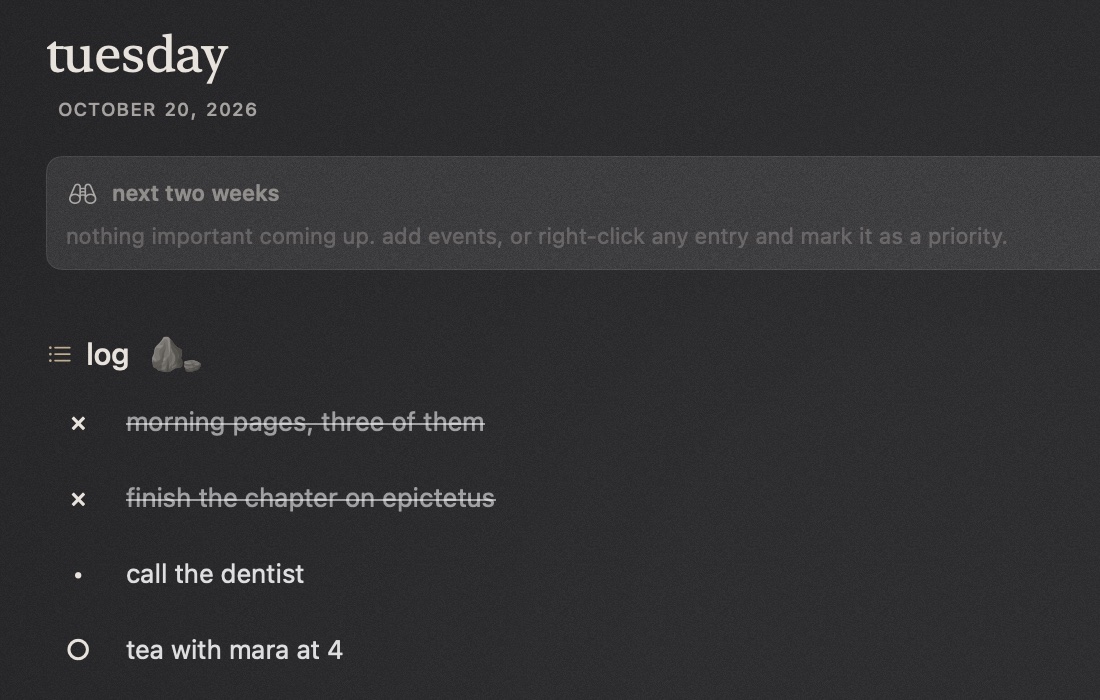 tabula on mac in the basalt theme, zoomed in