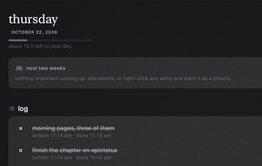 tabula on mac in the obsidian theme, zoomed in